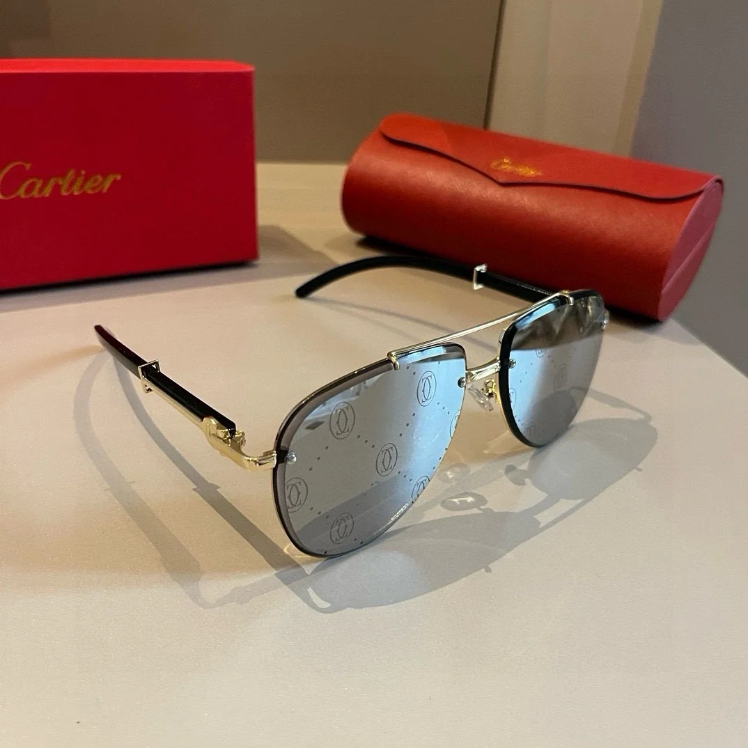 Мужские солнцезащитные очки Cartier - изображение 1