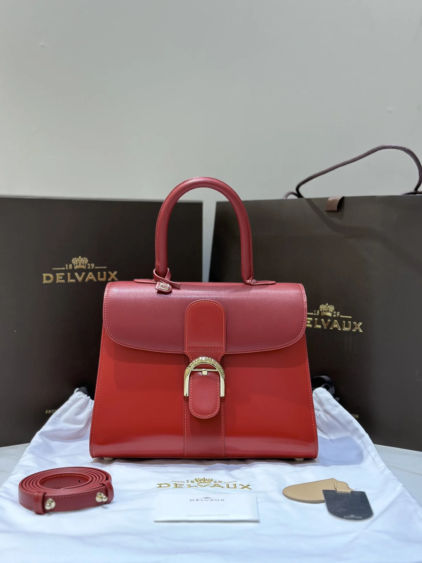 Сумка женская Delvaux Brilliant Box 28 см - изображение 1
