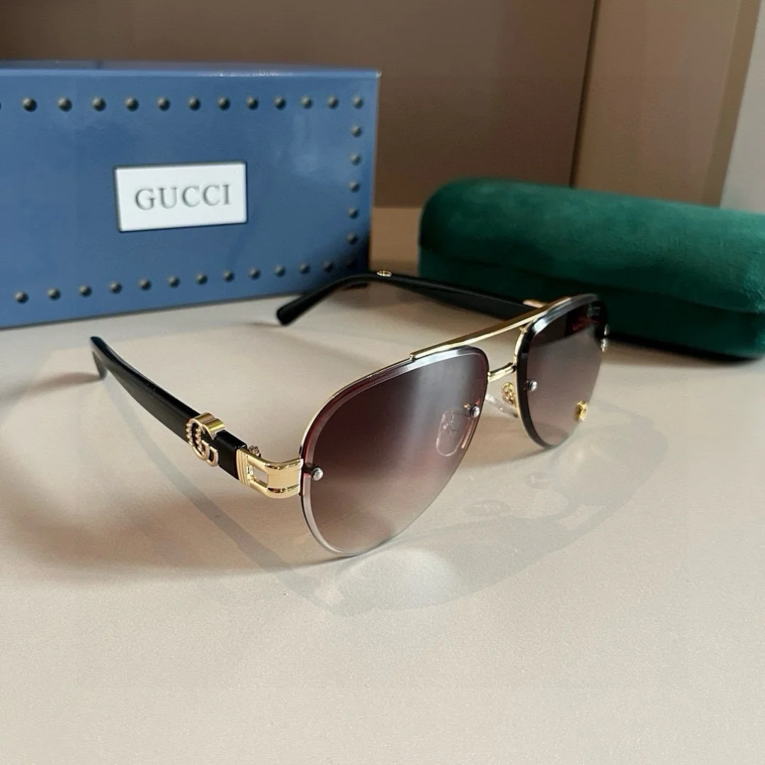 Солнцезащитные очки Gucci стиль пилот - изображение 1