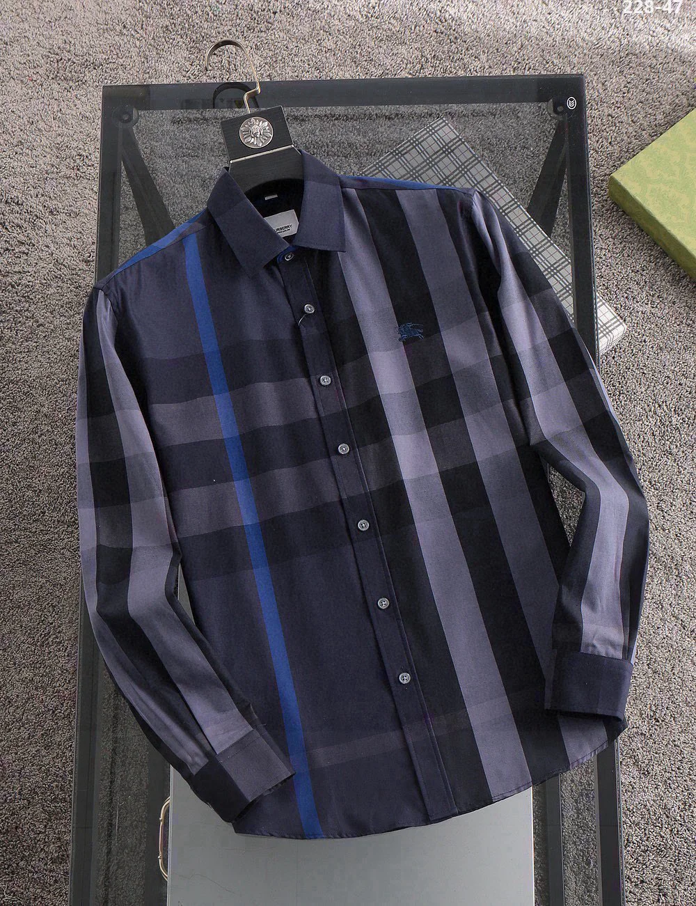 Мужская рубашка Burberry из хлопка - изображение 1