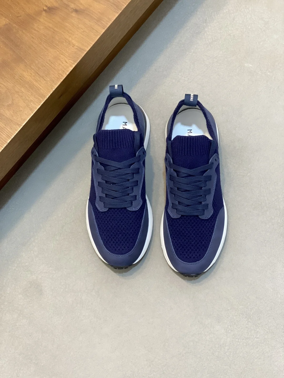 Кроссовки Magnanni синие вязаные мужские - изображение 1