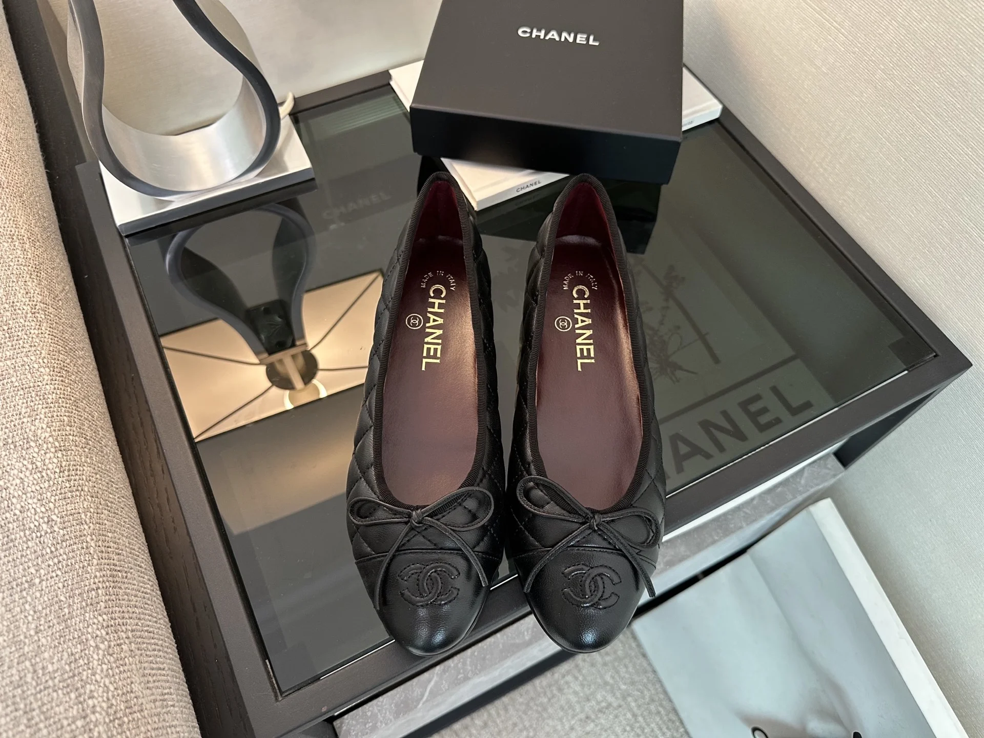 Черные балетки Chanel - изображение 1