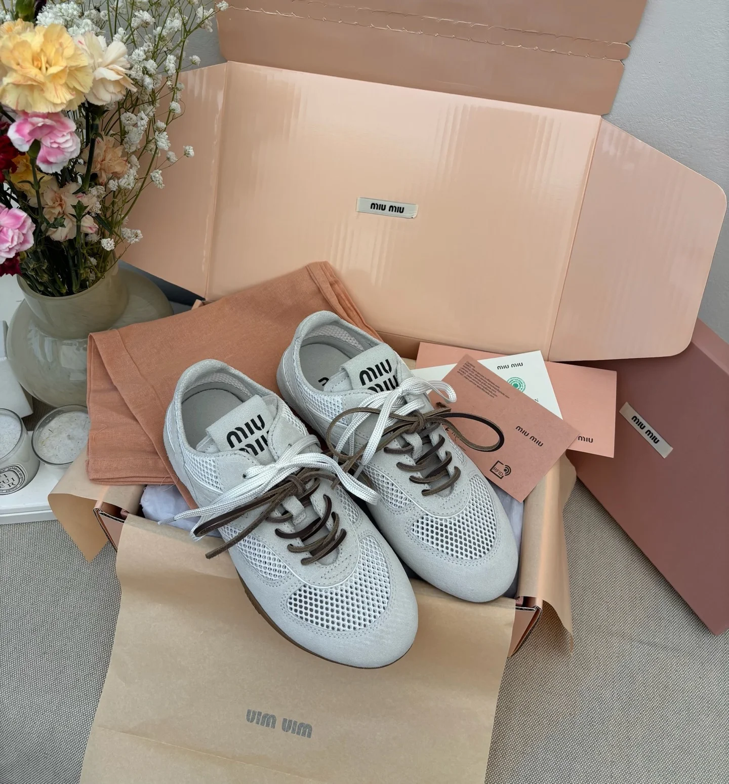 Сетчатые кроссовки Miu Miu - изображение 1