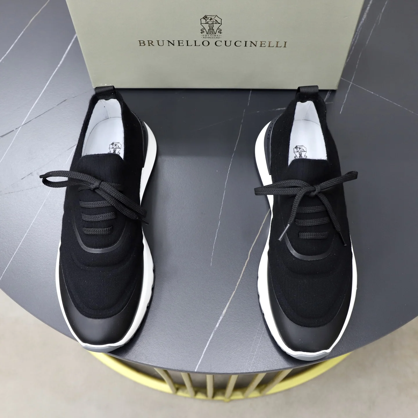 Кроссовки Brunello Cucinelli мужские черные - изображение 1