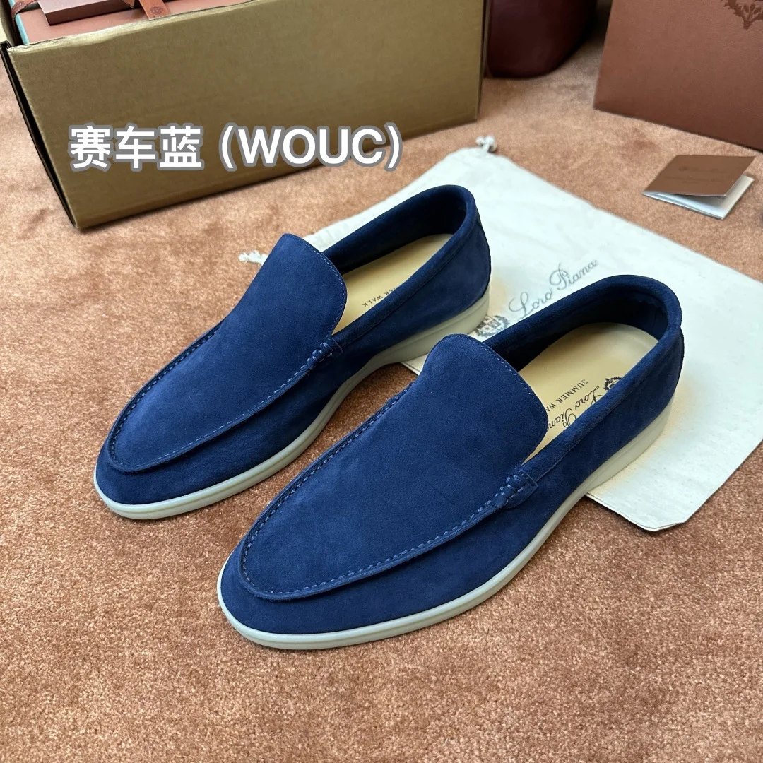 Мужские замшевые мокасины Loro Piana Summer Walk - изображение 1