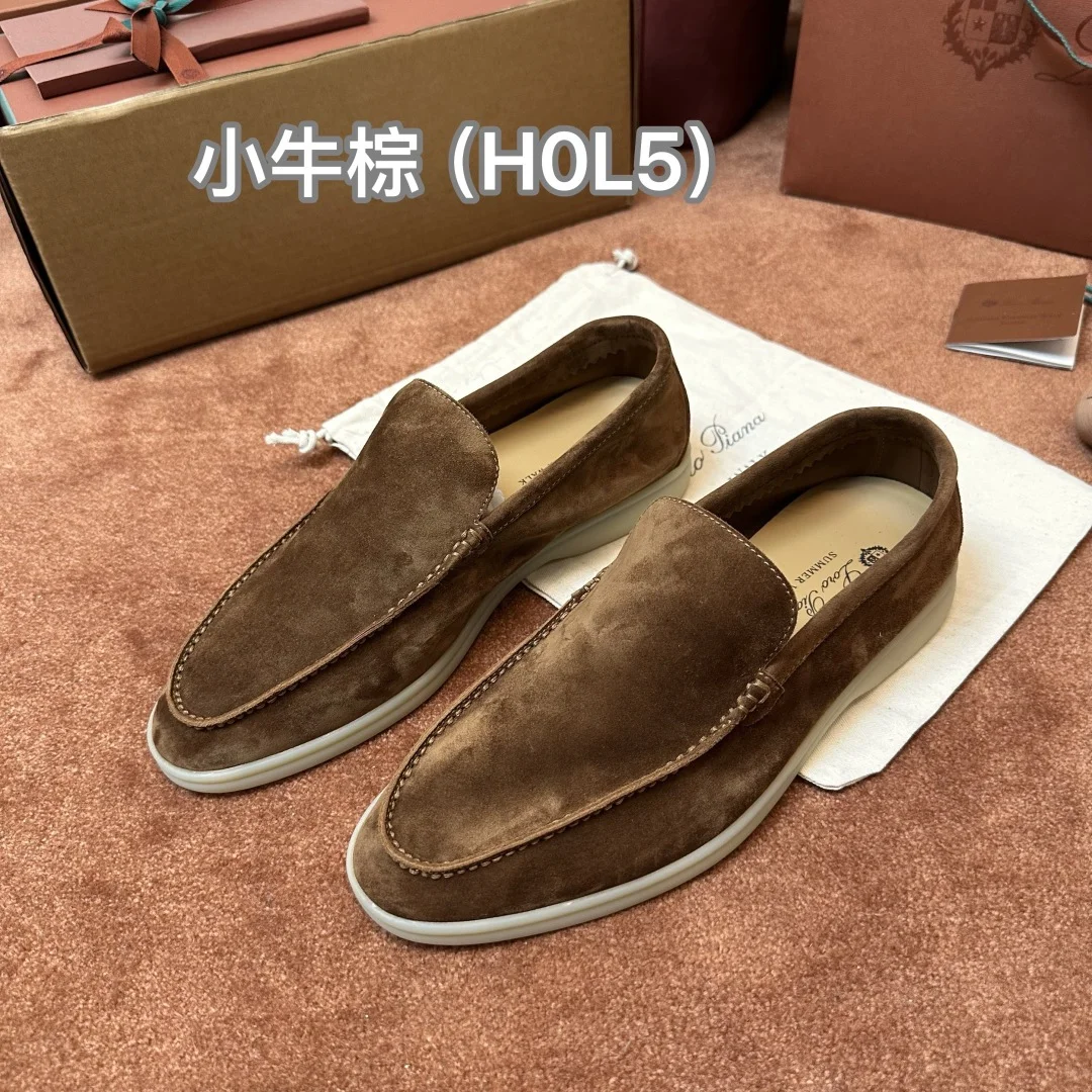 Loro Piana Мокасины Summer Walk коричневые - изображение 1