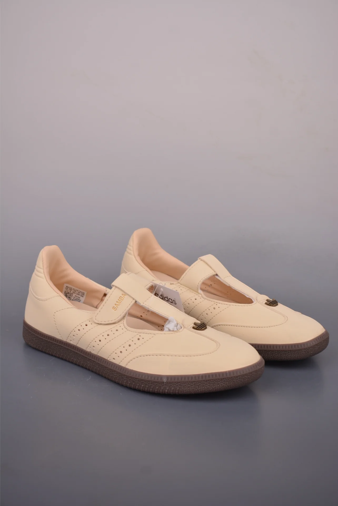 Кроссовки Adidas Samba Jane W женские бежевые - изображение 1