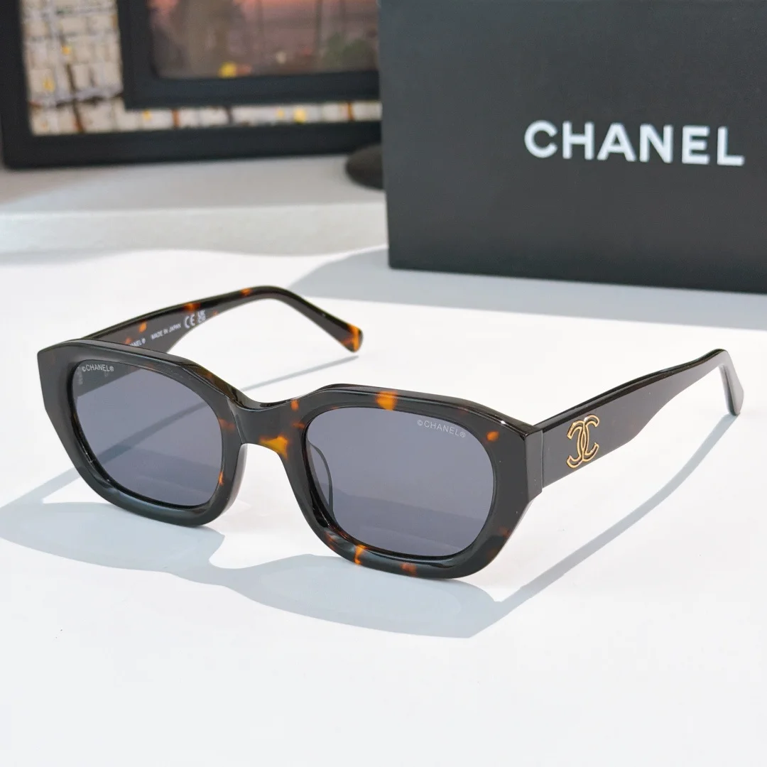 Солнечные очки Chanel, модель CH4028, тигровый глаз - изображение 1