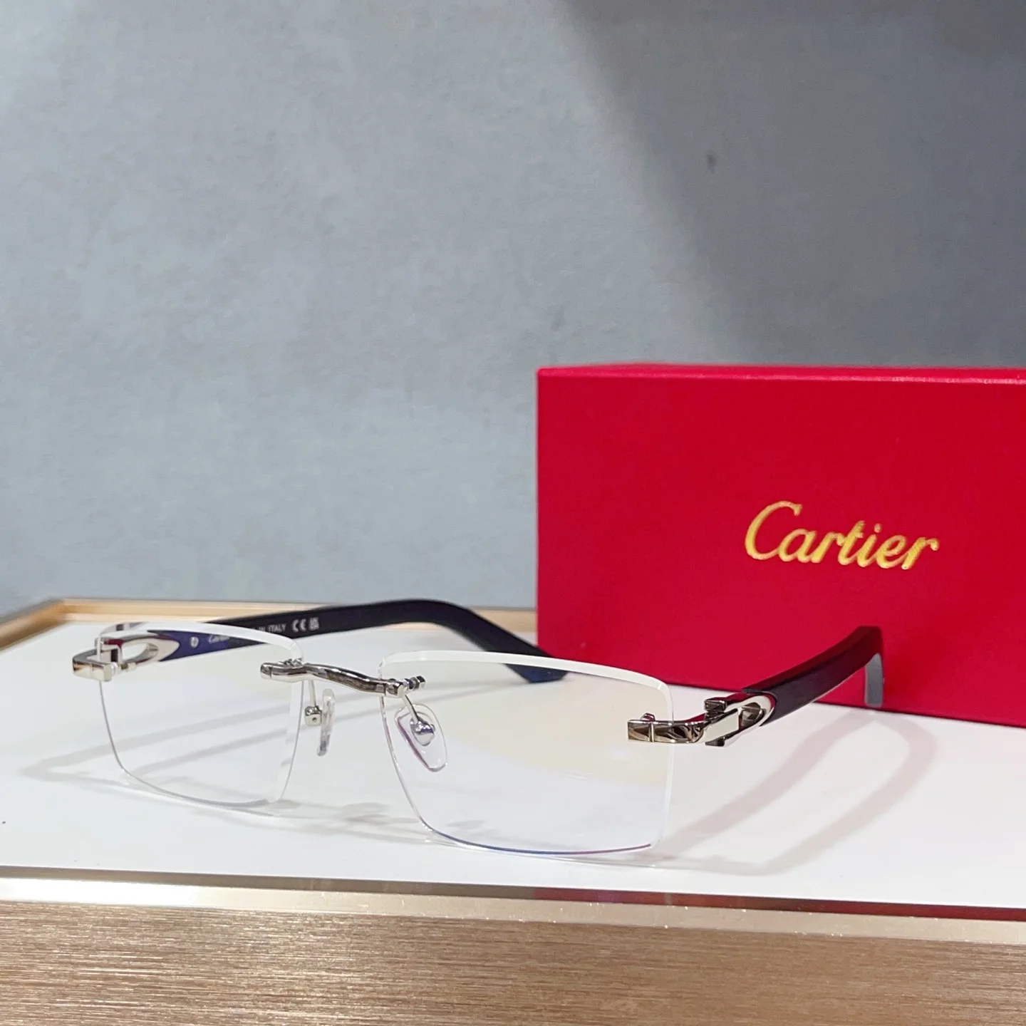 Очки Cartier CT0582S безободковые - изображение 1