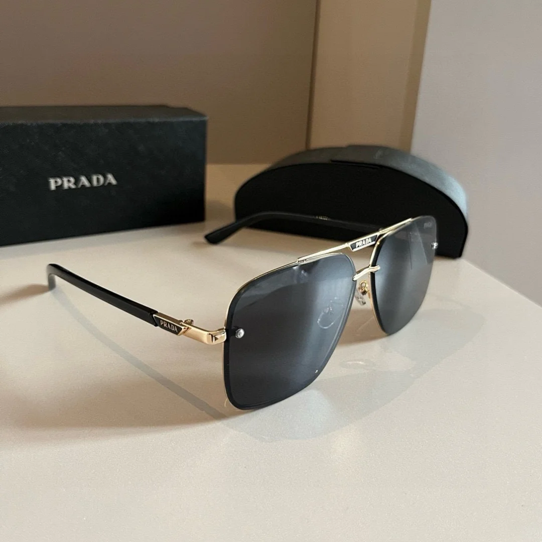 Солнцезащитные очки Prada поляризационные мужские - изображение 1