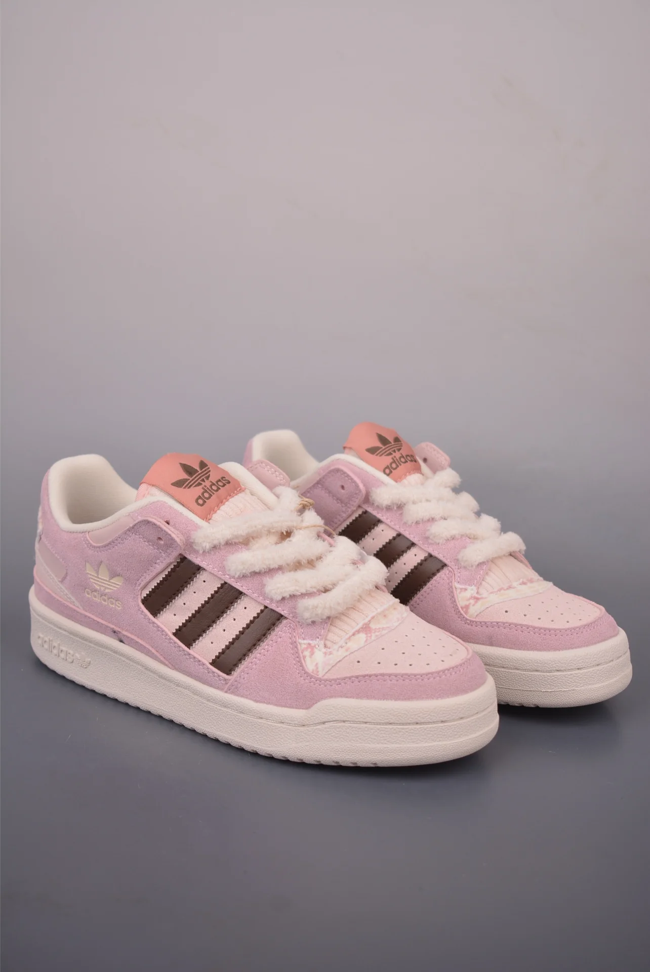 Кроссовки Adidas Forum Low CL в розовом цвете