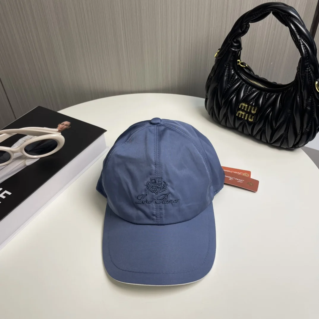 Синяя бейсболка Loro Piana - изображение 1