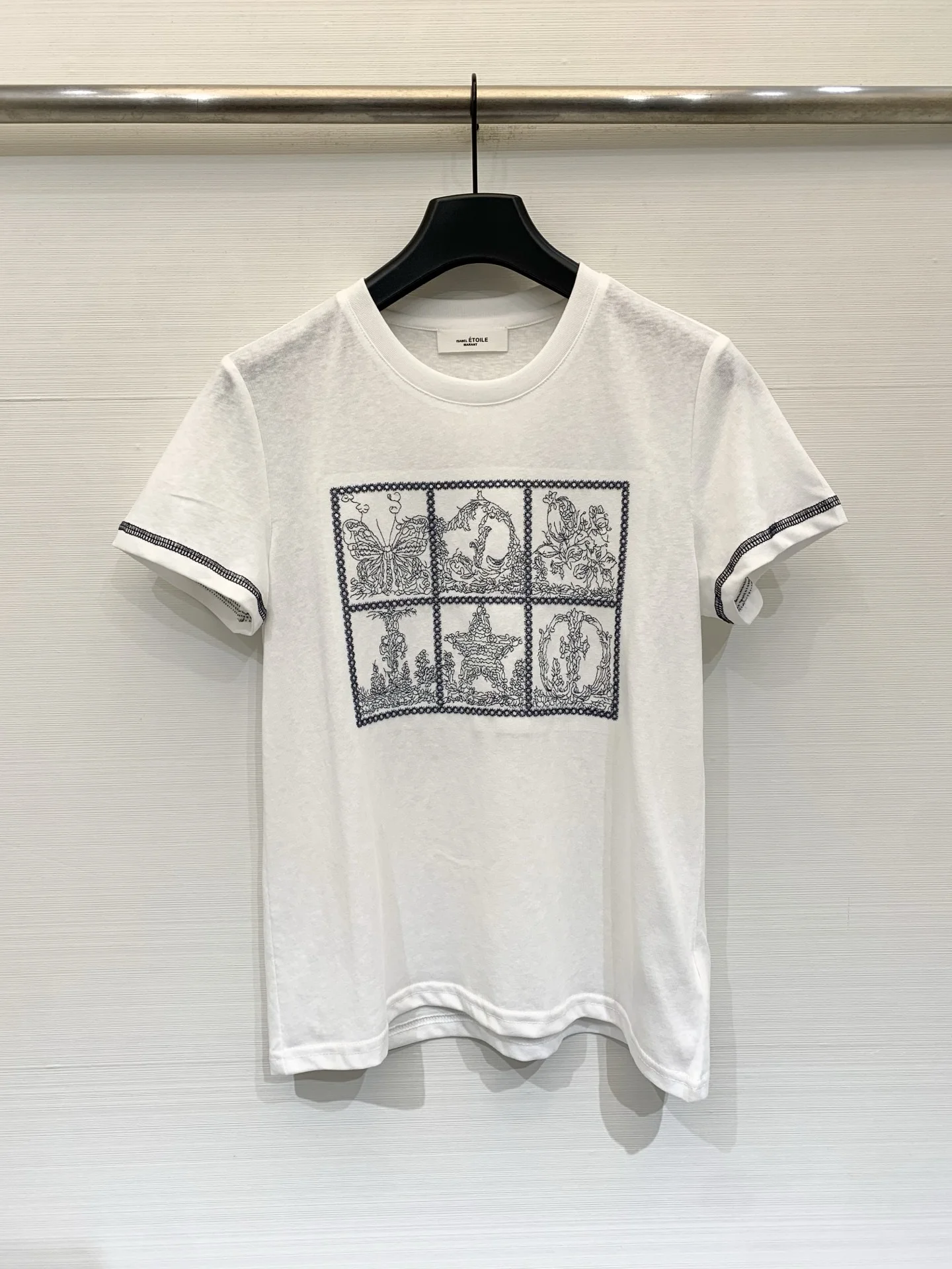 Футболка Isabel Marant с вышивкой - изображение 1