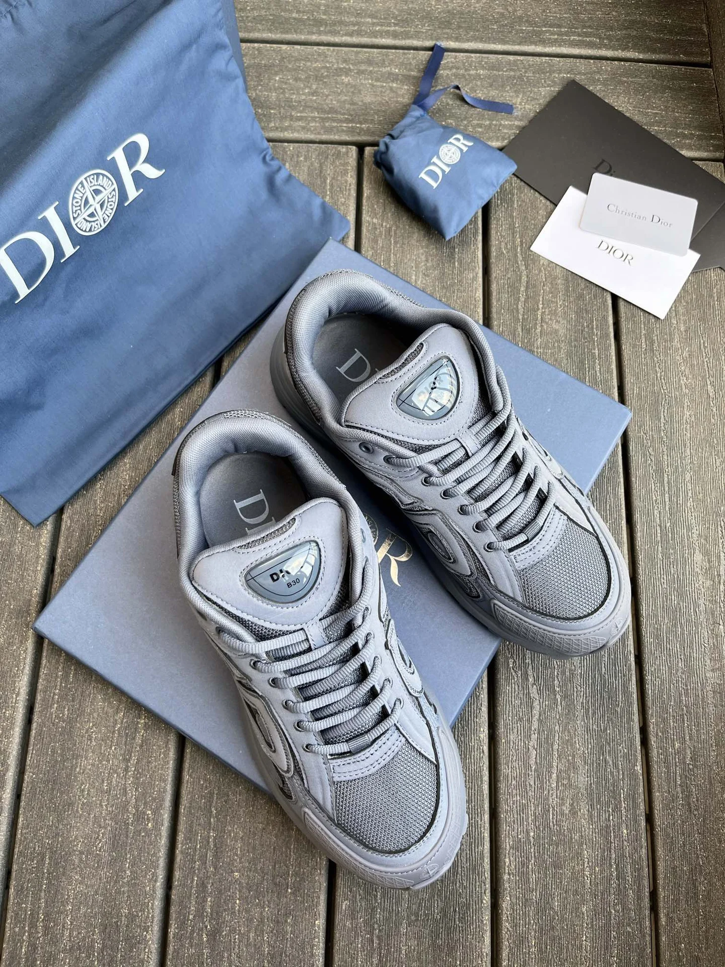 Мужские кроссовки Dior B30 - изображение 1