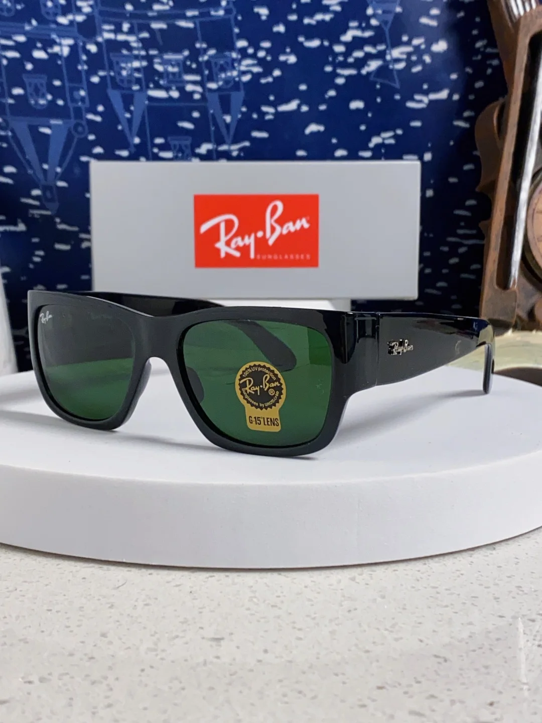 Солнцезащитные очки Ray-Ban RB2187 черные - изображение 1