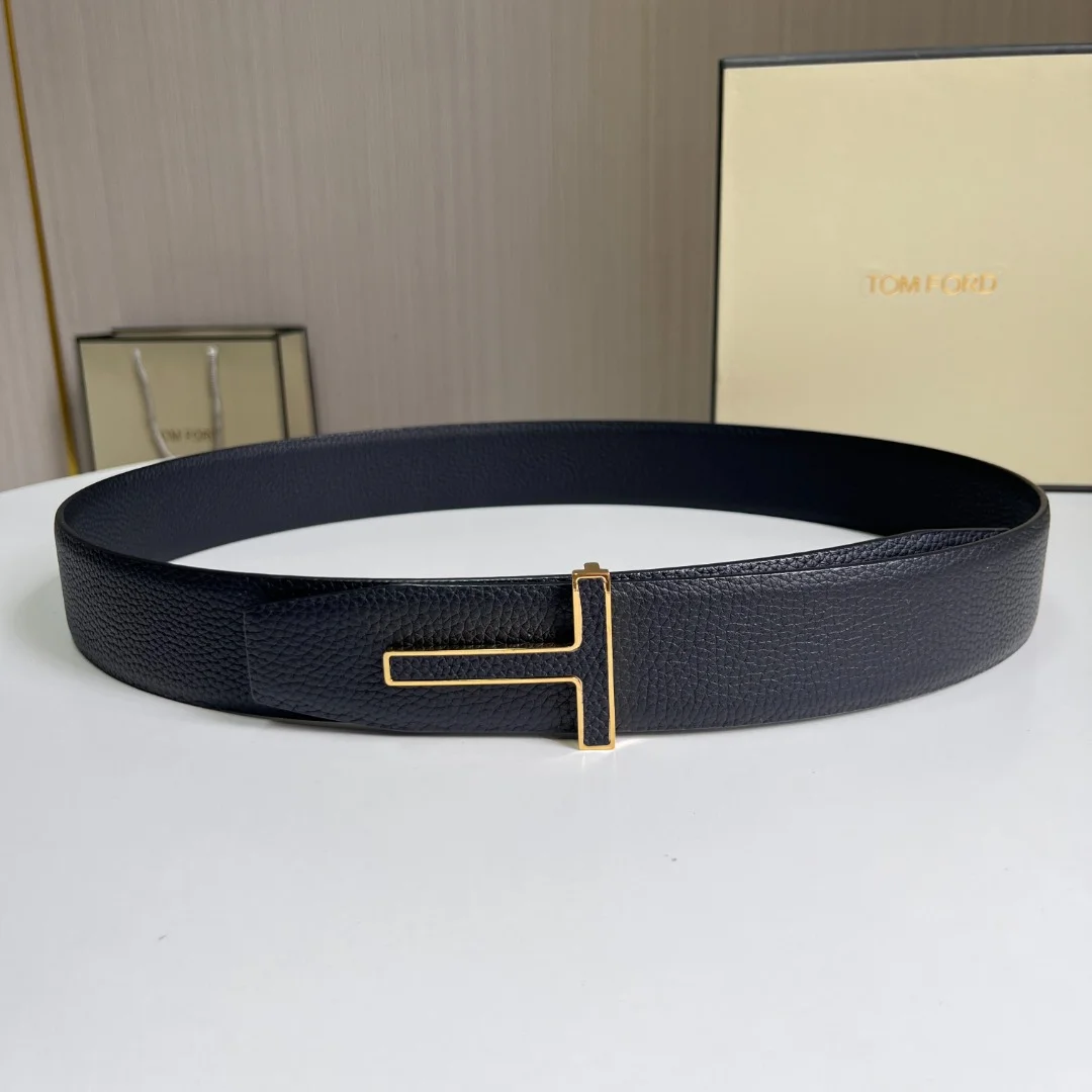 Мужской кожаный ремень Tom Ford - изображение 1