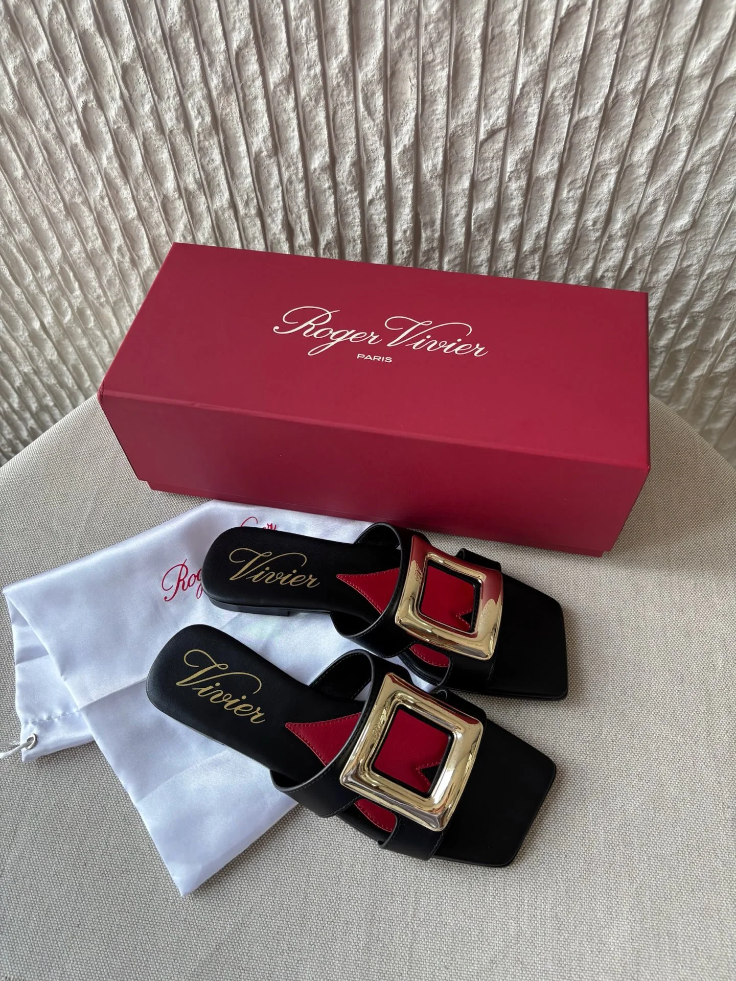 Мюли Roger Vivier с квадратной пряжкой - изображение 1