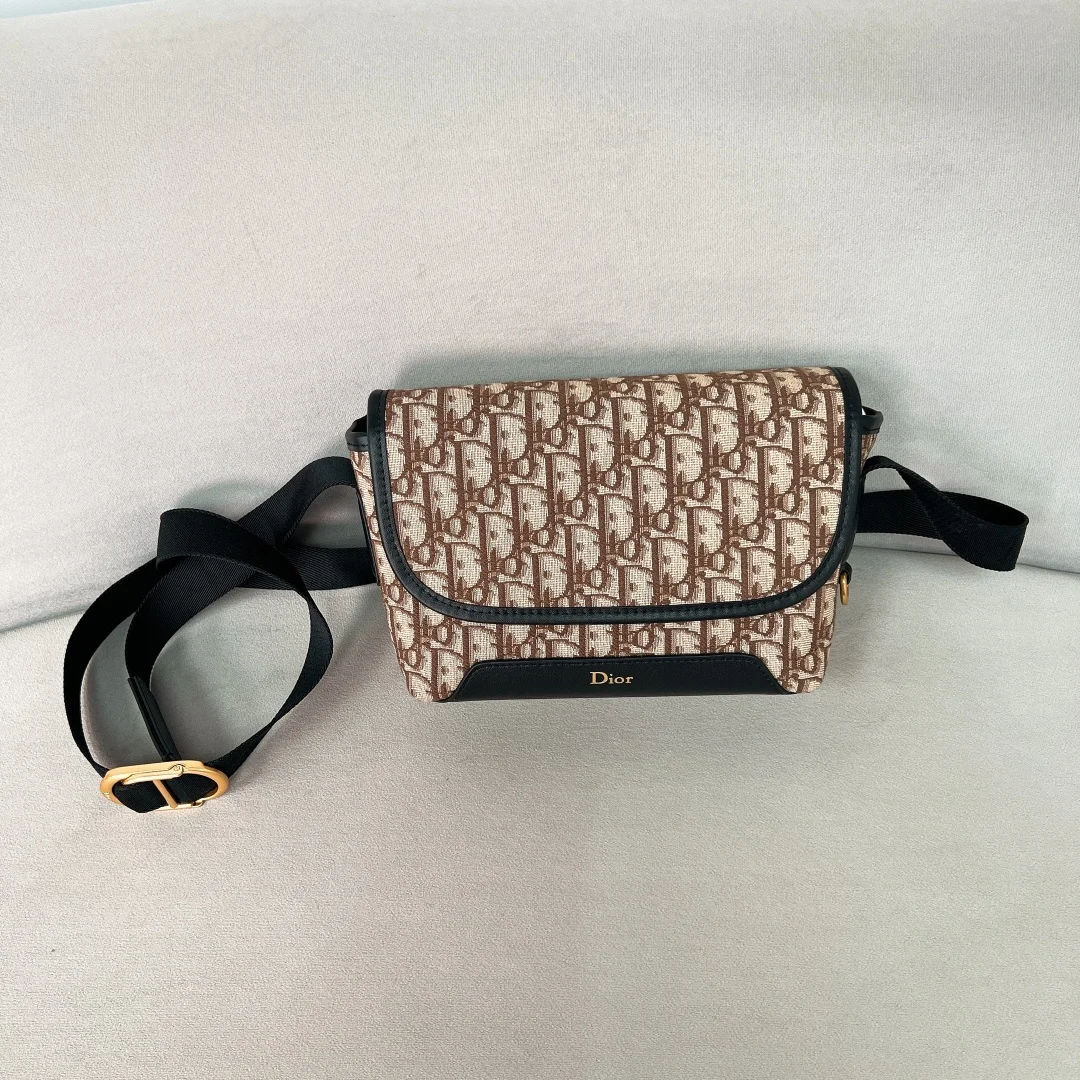 Мини-сумка кросс-боди Dior с монограммой - изображение 1