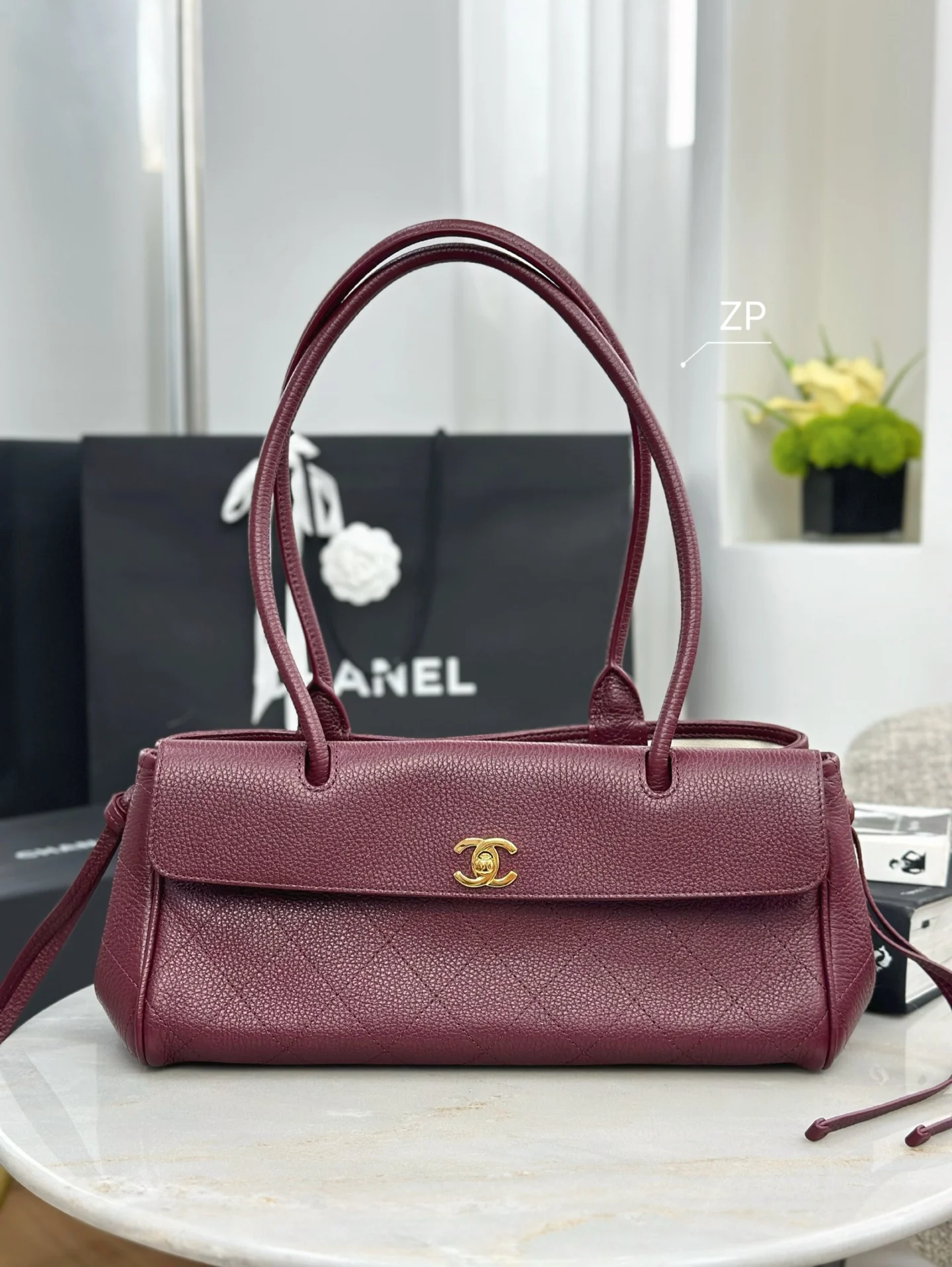 Сумка Chanel бордовая - изображение 1