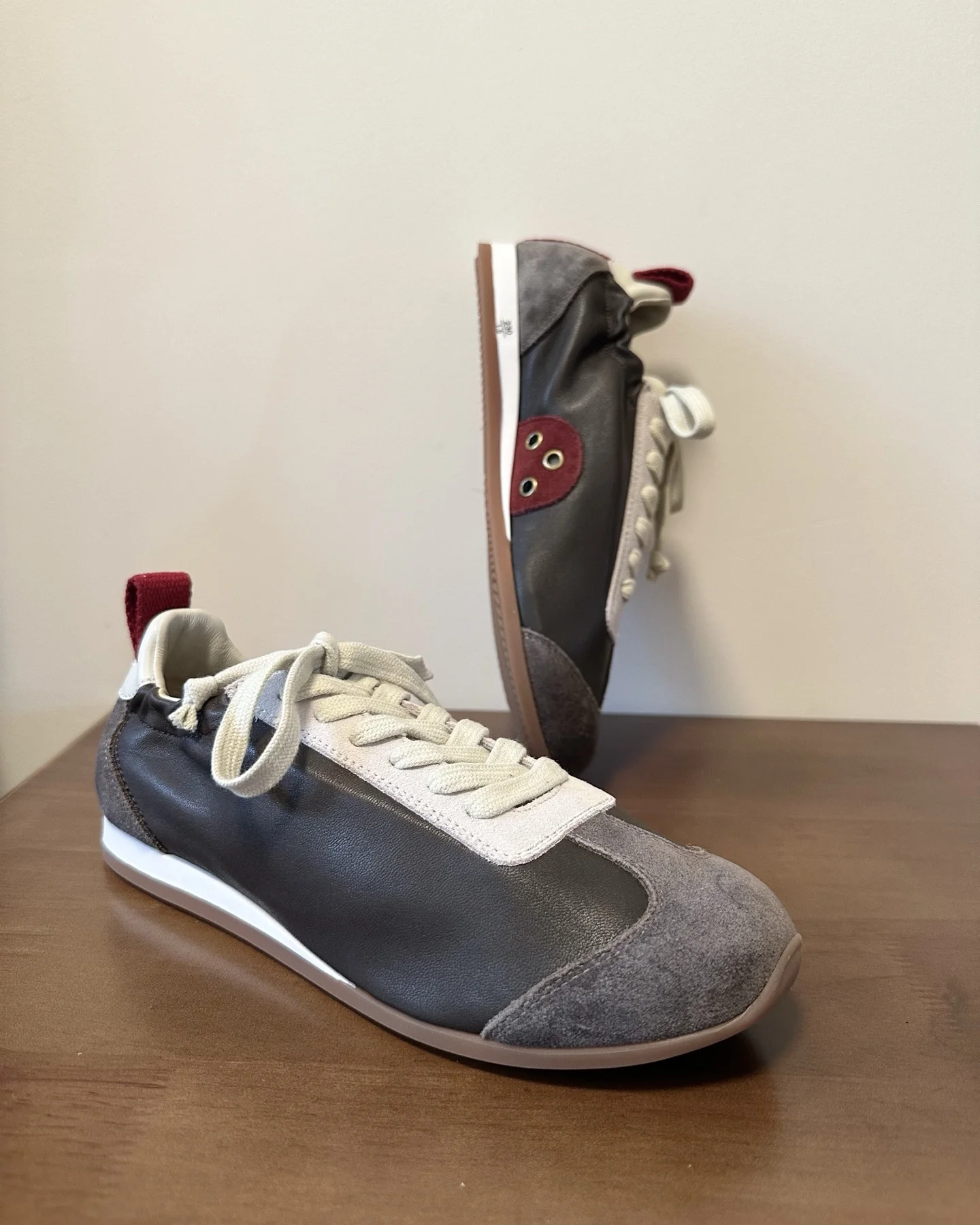 Женские кроссовки Uma Retro Grey Brown Multi-color