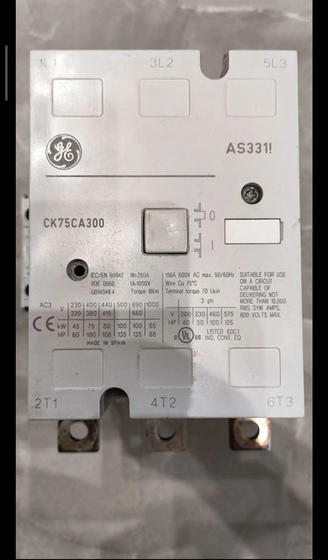 Контактор GE CK75CA300 - изображение 1