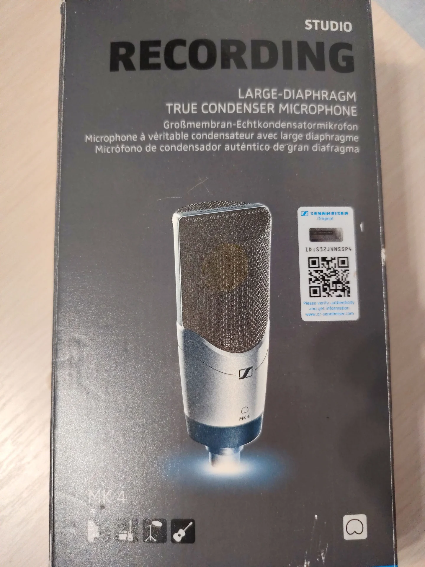 Студийный конденсаторный микрофон SENHEISER MK 4 - миниатюра 6