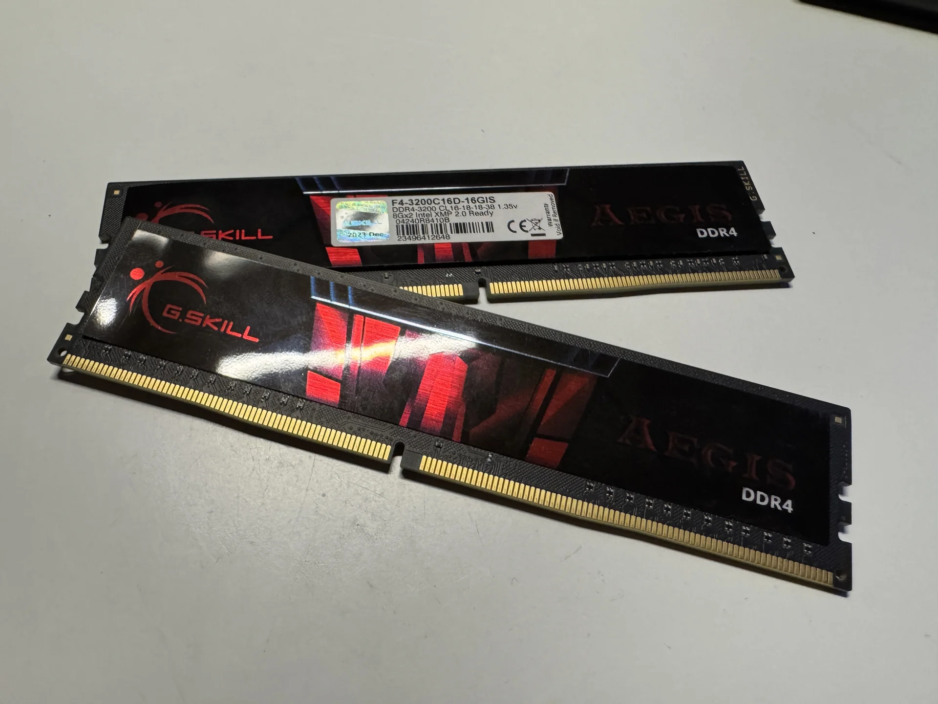 Оперативная память DDR4 16Gb G.Skill Aegis - изображение 1
