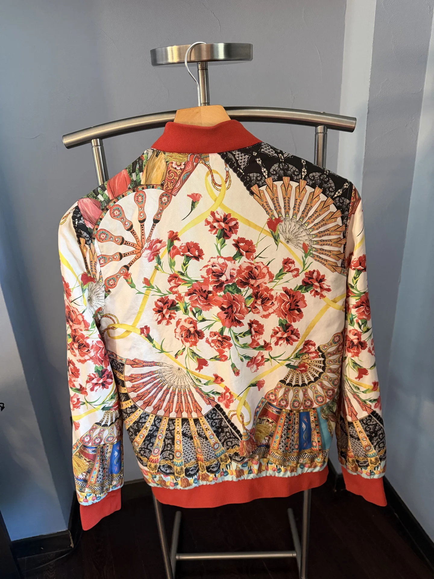 Шелковый бомбер Dolce&Gabanna оригинал - миниатюра 2