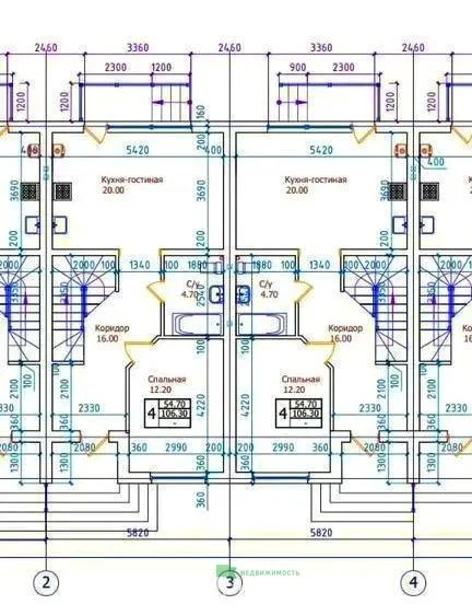 Продается таунхаус 2025 года постройки. Площадь... - миниатюра 20