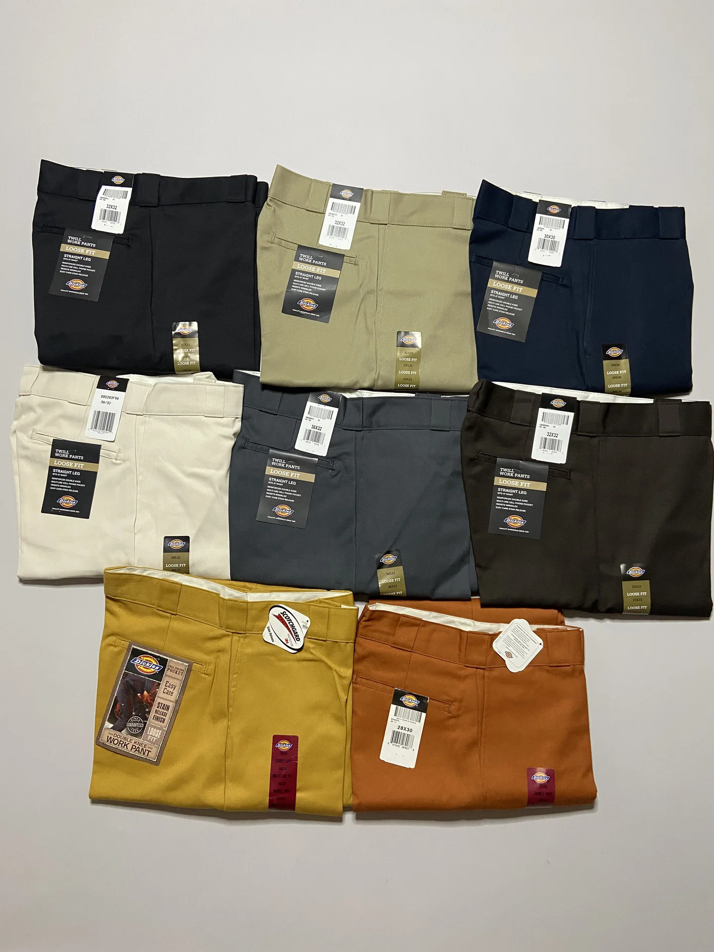 Брюки dickies loose fit double knee разные размеры - изображение 1