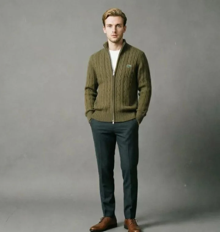 Мужская кофта Lacoste (новая) - миниатюра 6