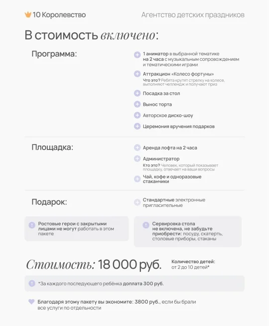 Пакет "Стандарт" - миниатюра 2