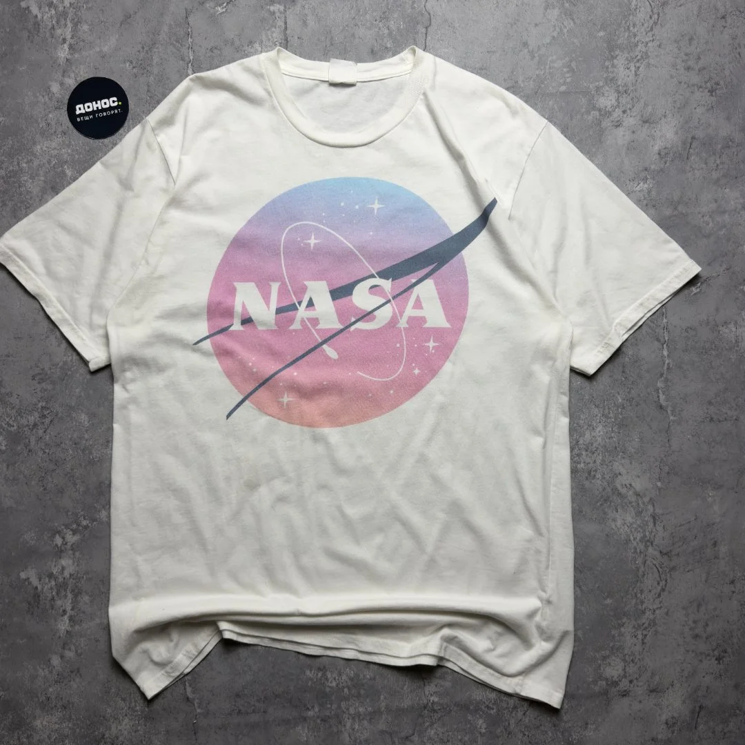 Винтажная Футболка nasa из США - миниатюра 2