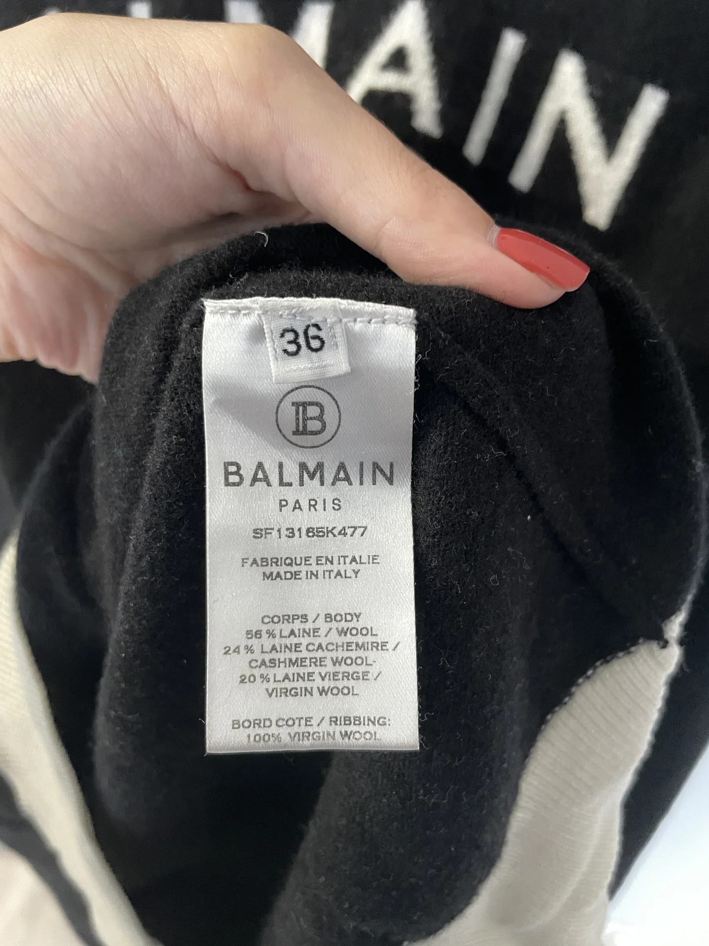 42/44 I Balmain Свитер - миниатюра 4