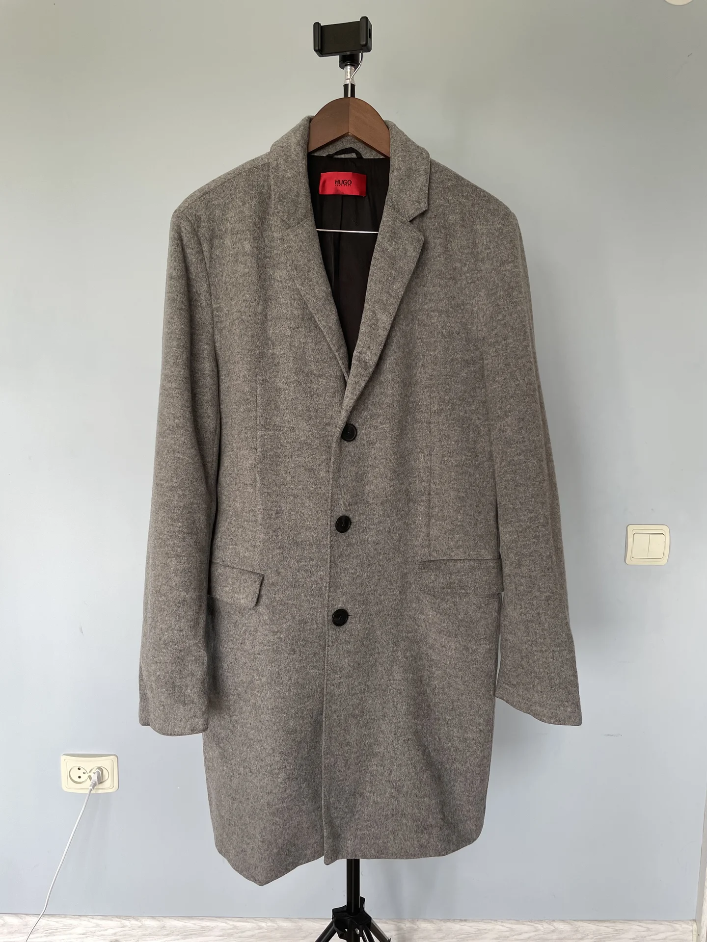 50 I Hugo Boss Пальто Нюанс - миниатюра 2