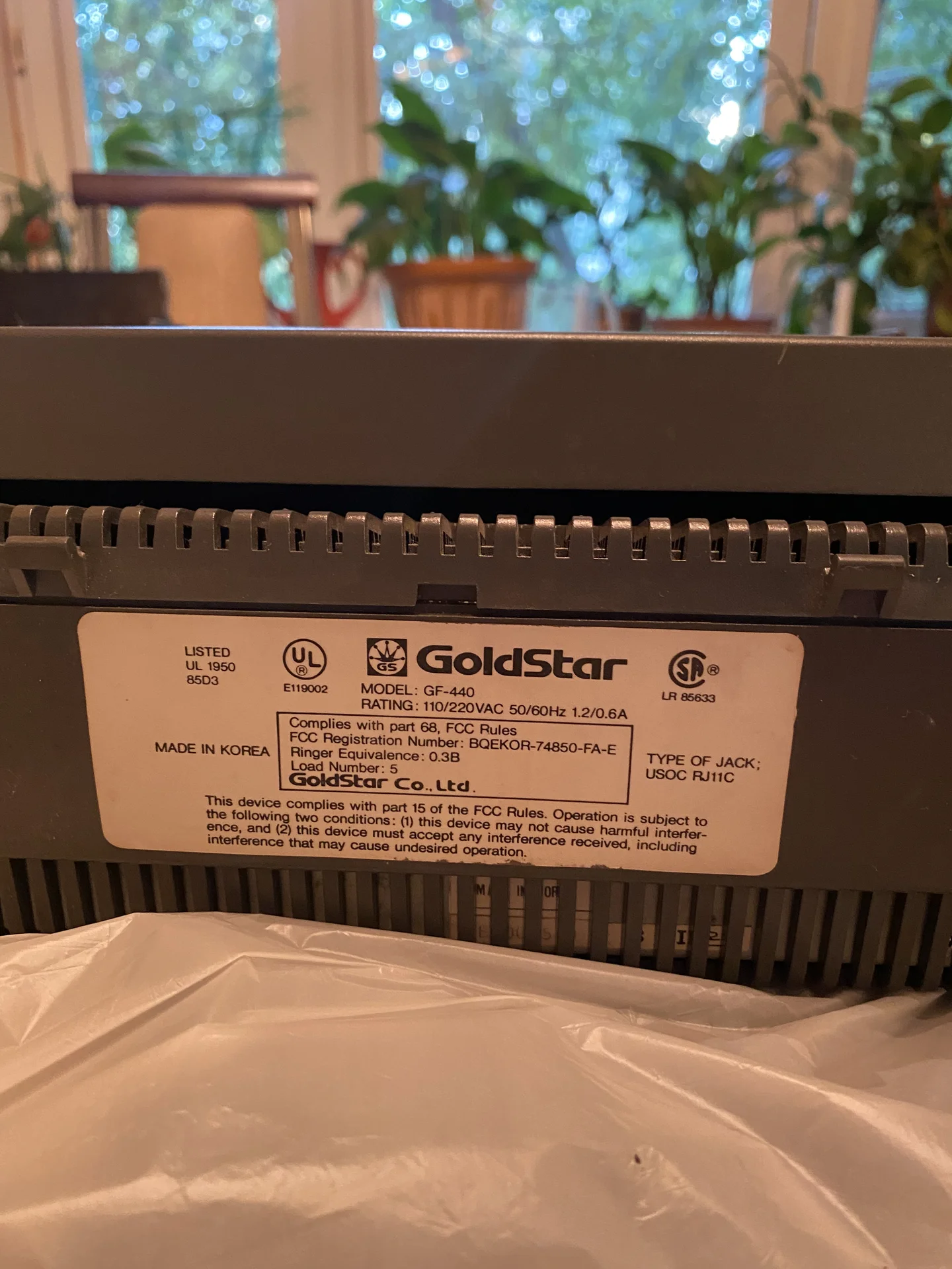Факс GoldStar GF-440 - миниатюра 3