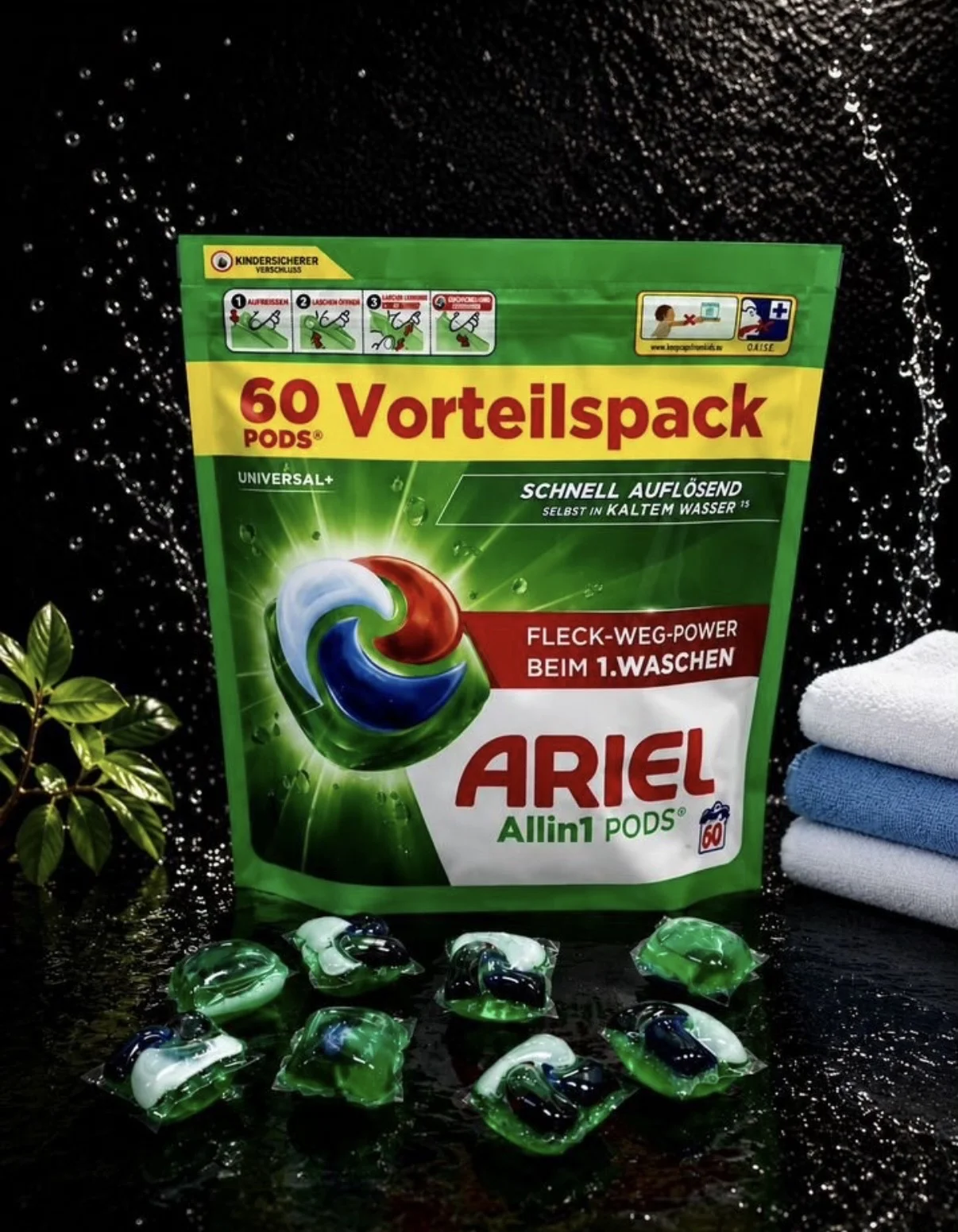 Ariel капсулы для стирки 60шт - изображение 1