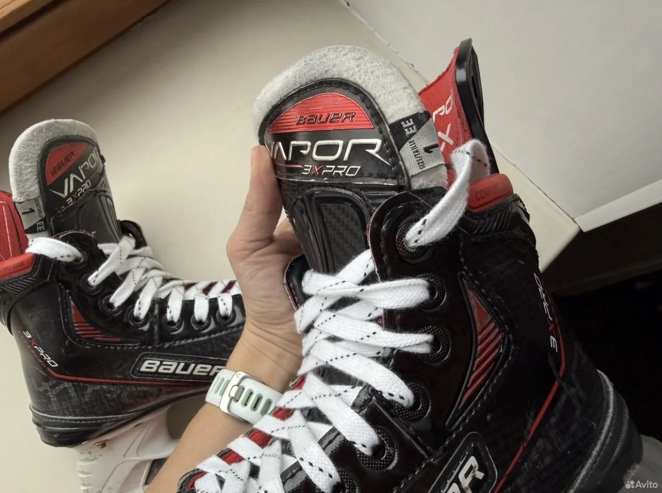 Хокейные коньки Bauer Vapor 3x pro (размер 32,5) - миниатюра 7
