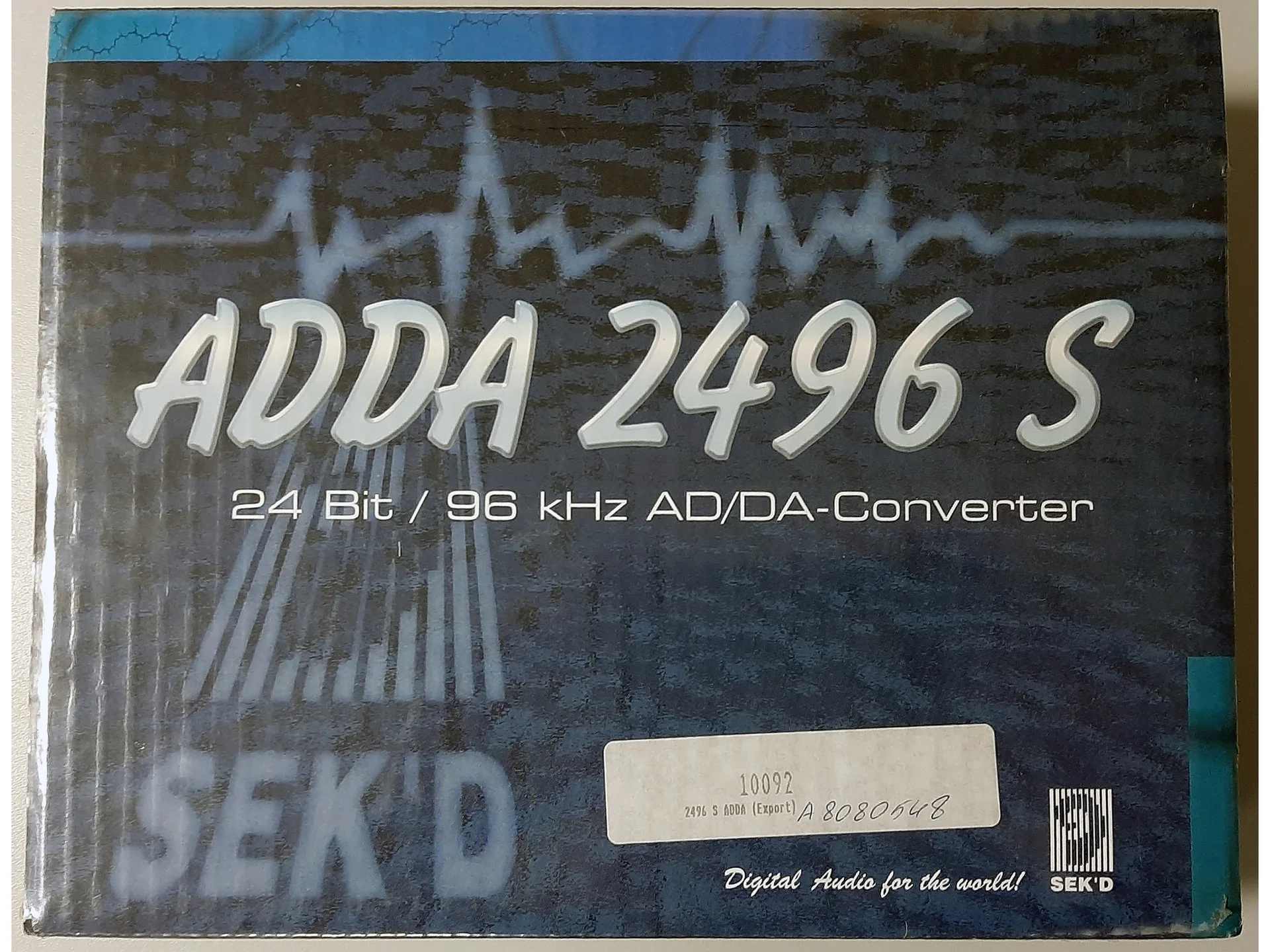 Двухканальный АЦП/ЦАП 24 bit/96 kHz SEKD ADDA 2496 - изображение 1