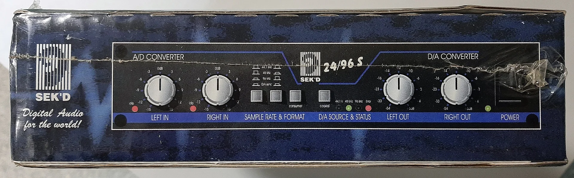 Двухканальный АЦП/ЦАП 24 bit/96 kHz SEKD ADDA 2496 - миниатюра 2