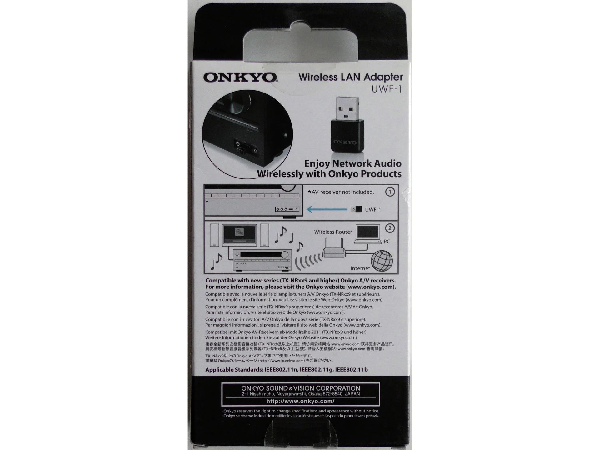 Onkyo UWF-1 Wireless LAN Adapter - миниатюра 2