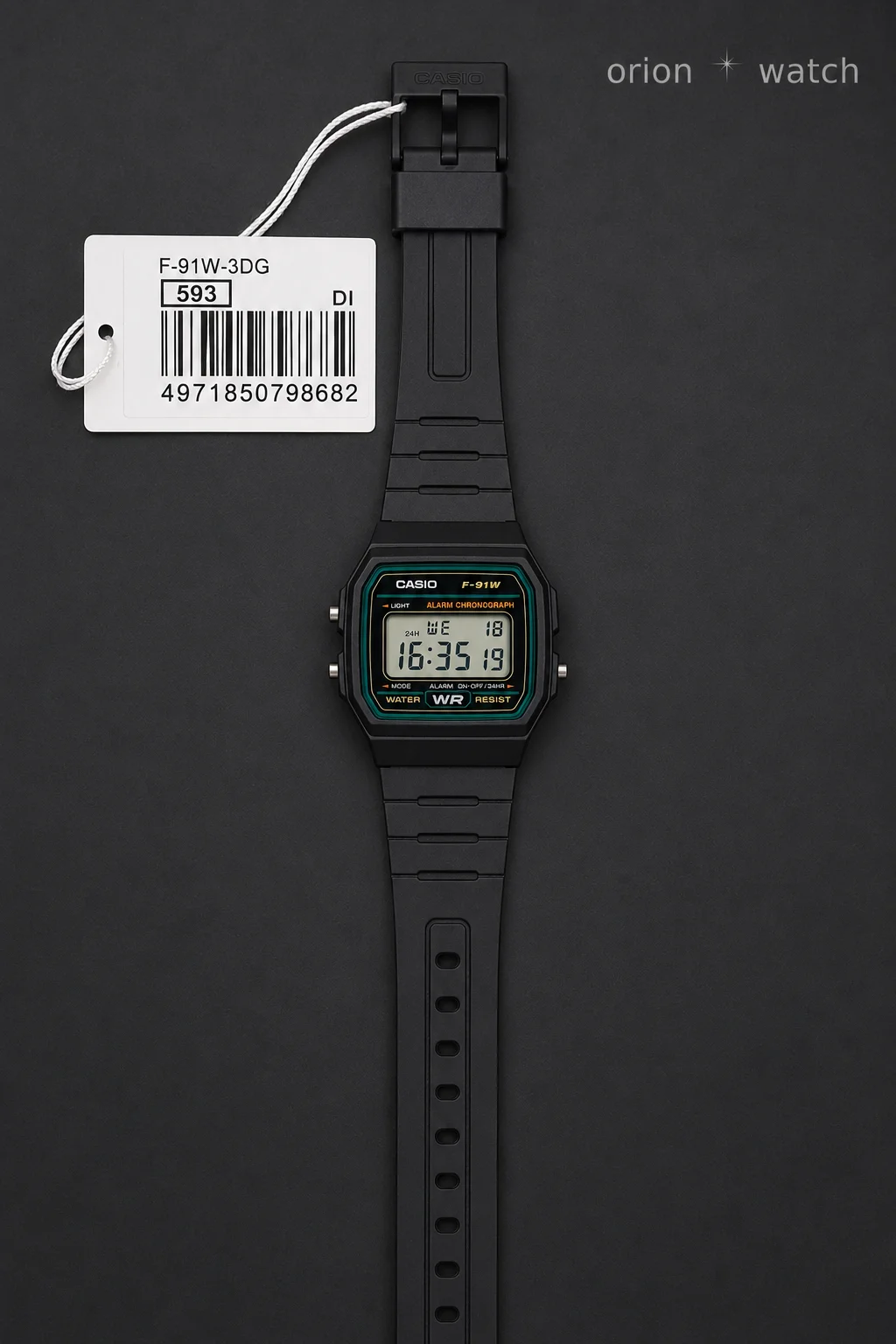 Наручные часы Casio F-91W-3H - миниатюра 2