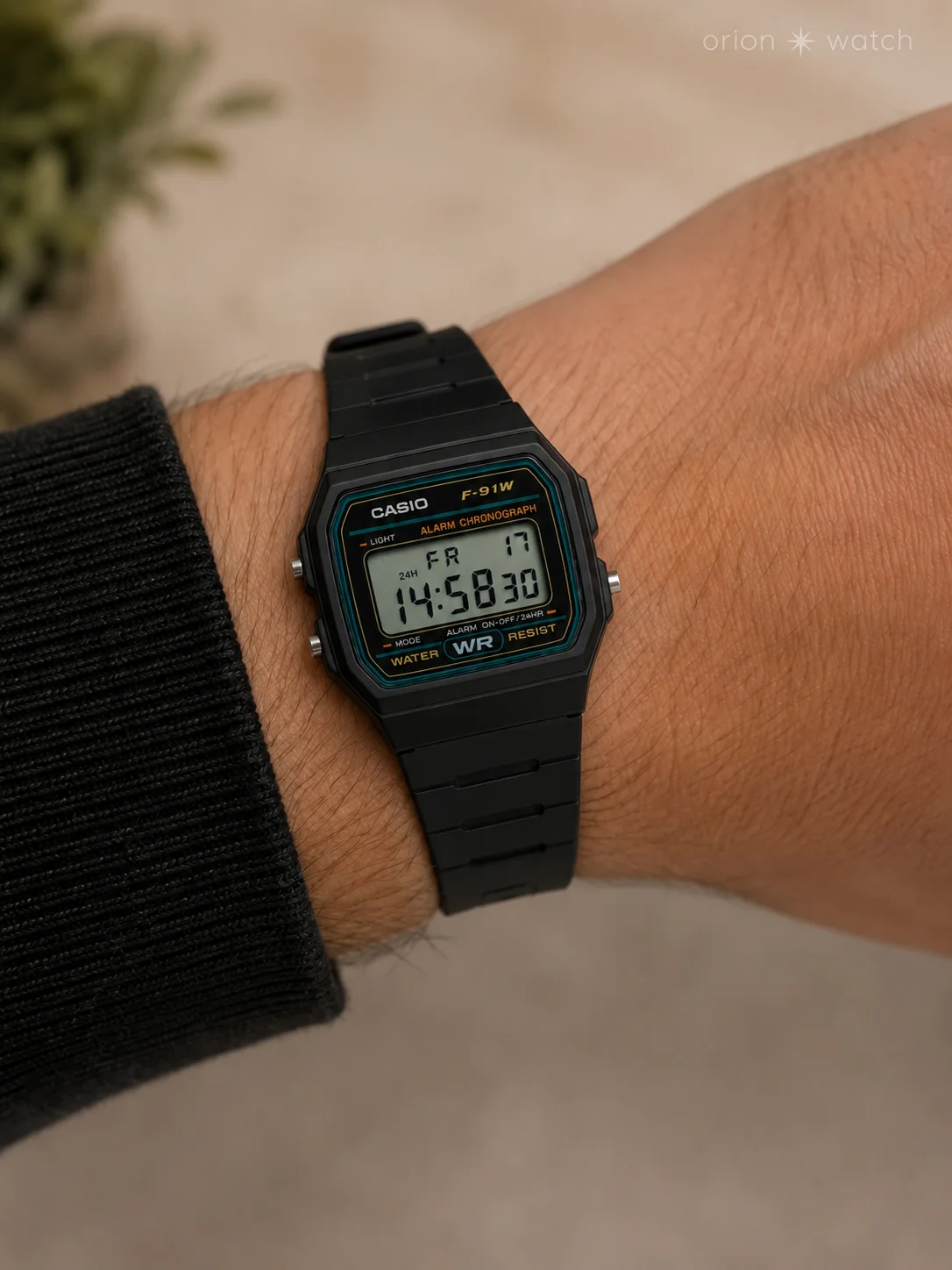 Наручные часы Casio F-91W-3H - миниатюра 7