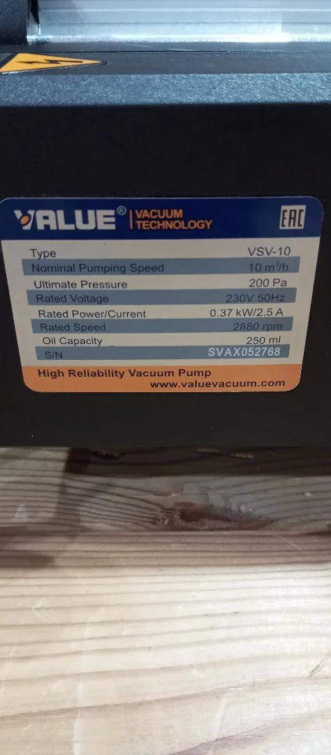 Вакуумный насос Value VSV-10 - миниатюра 2