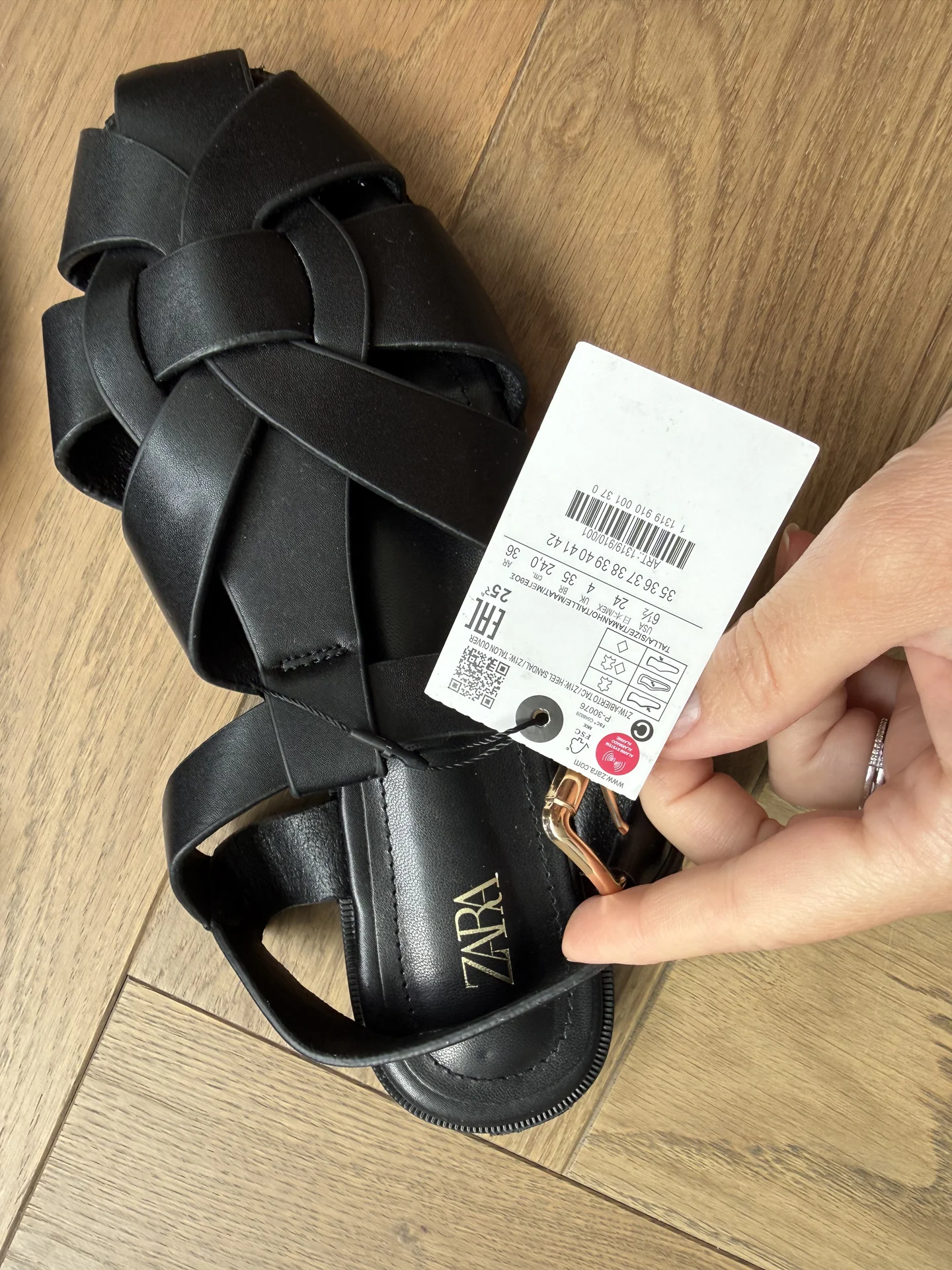 Сандалии Zara плетёные 37 новые с бирками - миниатюра 7