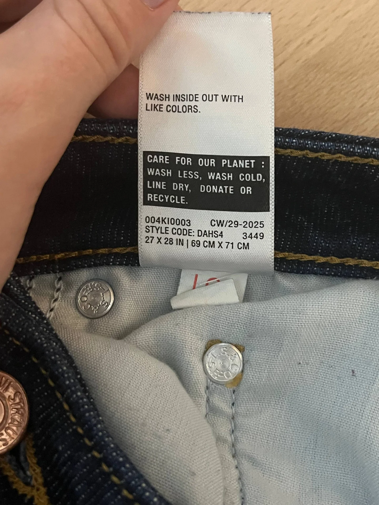 Levis джинсы женские - миниатюра 5