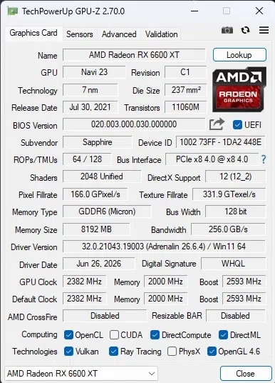 Игровой пк i5-11600KF / RX6600XT / 16 гб / 2.5 Tб - миниатюра 10
