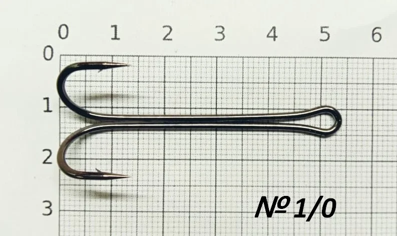 Крючок двойник 2Х, удлиненный. Корея - миниатюра 4