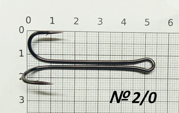 Крючок двойник 2Х, удлиненный. Корея - миниатюра 5