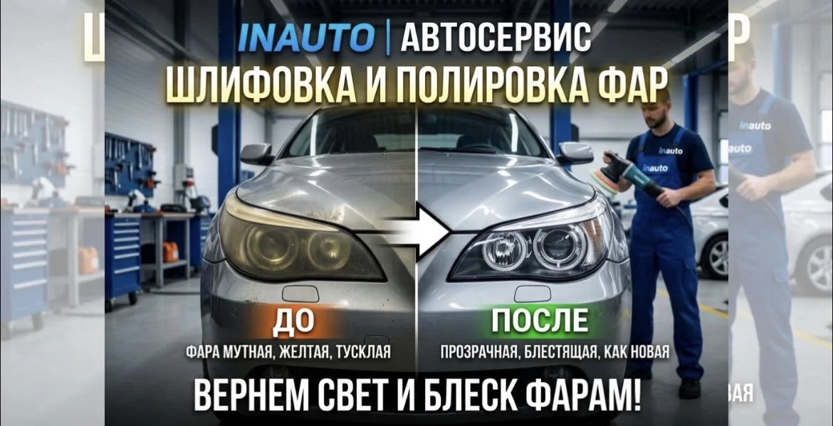 Полировка/ремонт фар - изображение 1